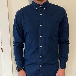 Men's small Banana Republic Cotton-Stretch Oxford